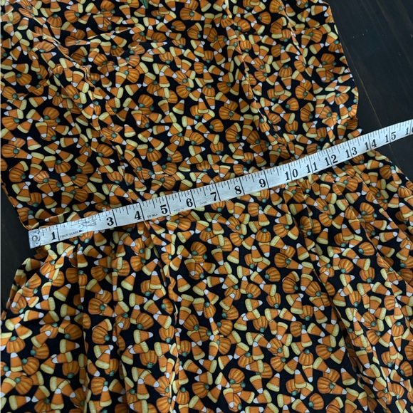 Halloween Candy Corn dress with pockets! OOAK M - Picture 6 of 7
